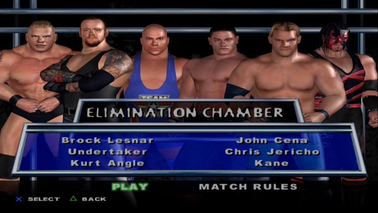 WWE SmackDown! HCTP - BrockLesnar,Undertaker,KurtAngle,JohnCena,ChrisJericho,Kane