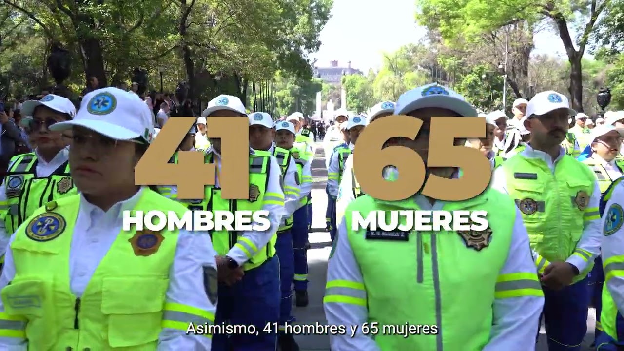 Graduación de 507 cadetes en la Universidad de la Policía en la Ciudad de México