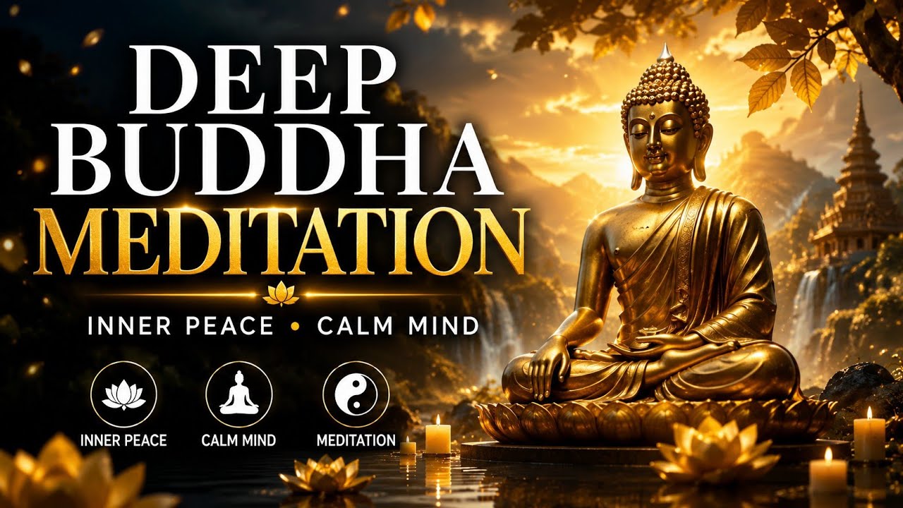 2 Hours Buddha Meditation | Calm Mind, Deep Stillness & Inner Peace 