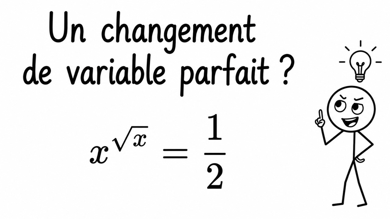 Un bon changement de variable !
