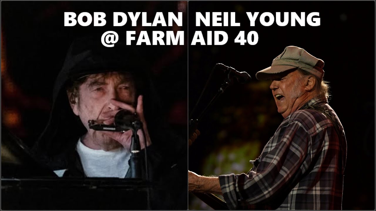 Neil Young and Bob Dylan @ Farm Aid 40: Long Walk Home + To Ramona