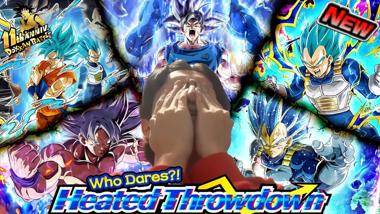 DODGE OR DIE ROULETTE! 11th ANNIVERSARY REALM OF GODS MISSION✅! (Heated Throwdown) DBZ Dokkan Battle