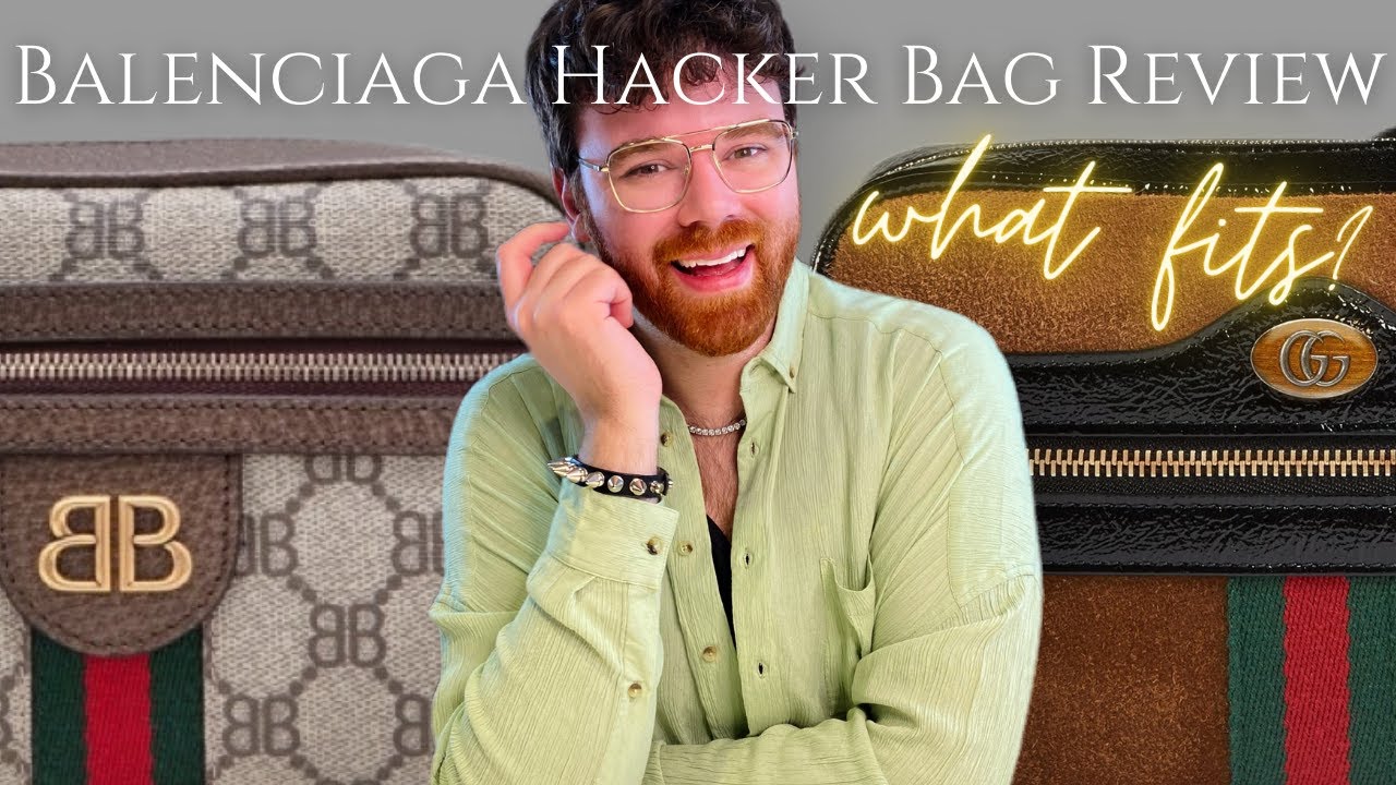 Balenciaga Hacker Project Camera Bag Review | Gucci Ophidia Mini Bag Comparison | What fits inside?