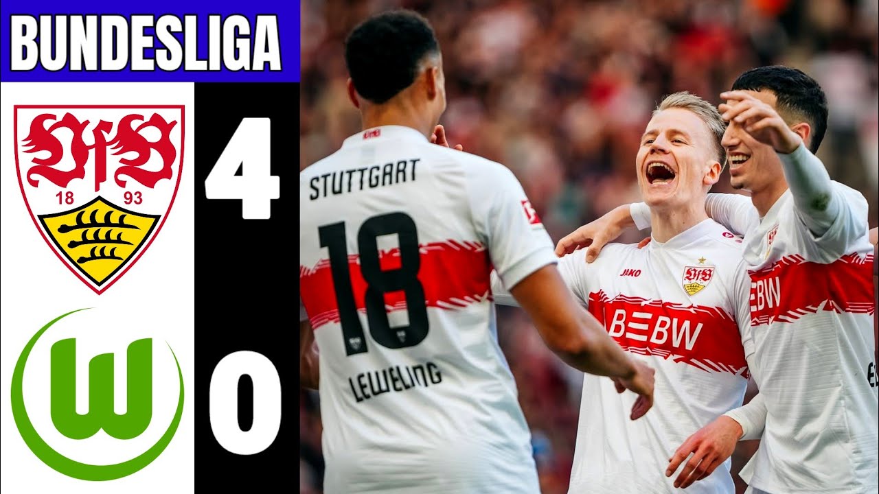 VfB Stuttgart - VfL Wolfsburg 4-0 Highlights | Bundesliga 2025/26 Stuttgart Wolfsburg