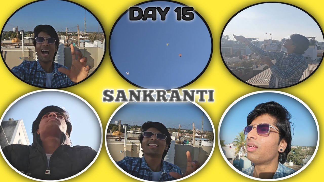 Day 15/365 vlogs challenge sankranti vlogs dost  ke sath Patang udate hue video #vlog #sankranthi