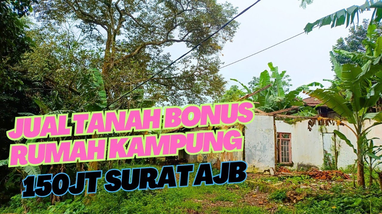 JUAL TANAH BONUS BANGUNAN RUMAH..lok Desa sukaresmi sukamakmur