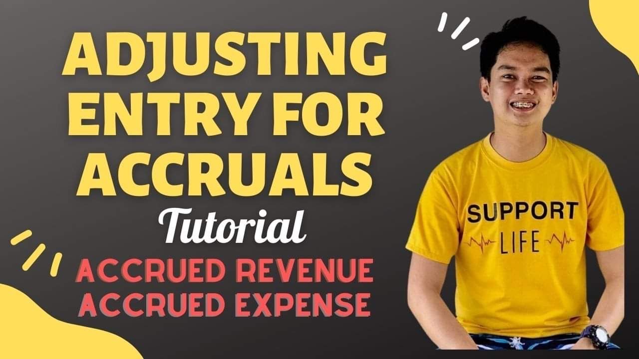 Adjusting Entries for Accruals - Accrued Revenue and Accrued Expense (Tagalog Explained)