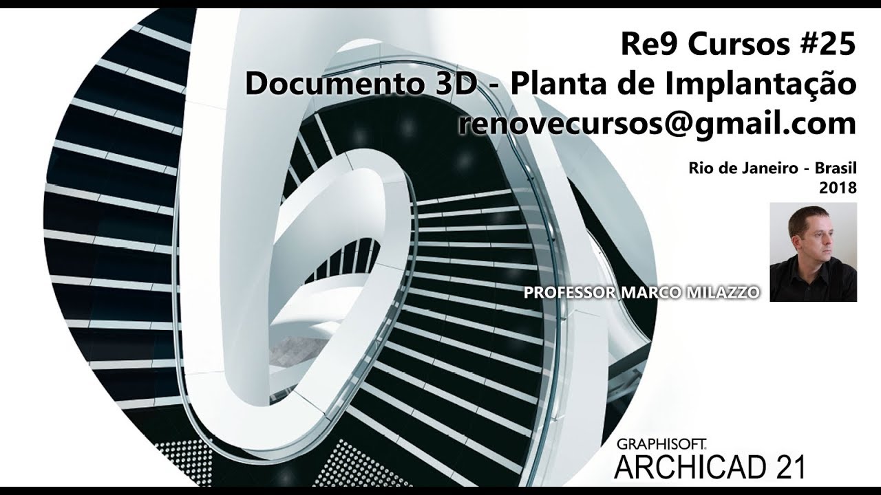 Graphisoft Archicad - Criando Implantação com Documento 3D  - Re9 Cursos #25
