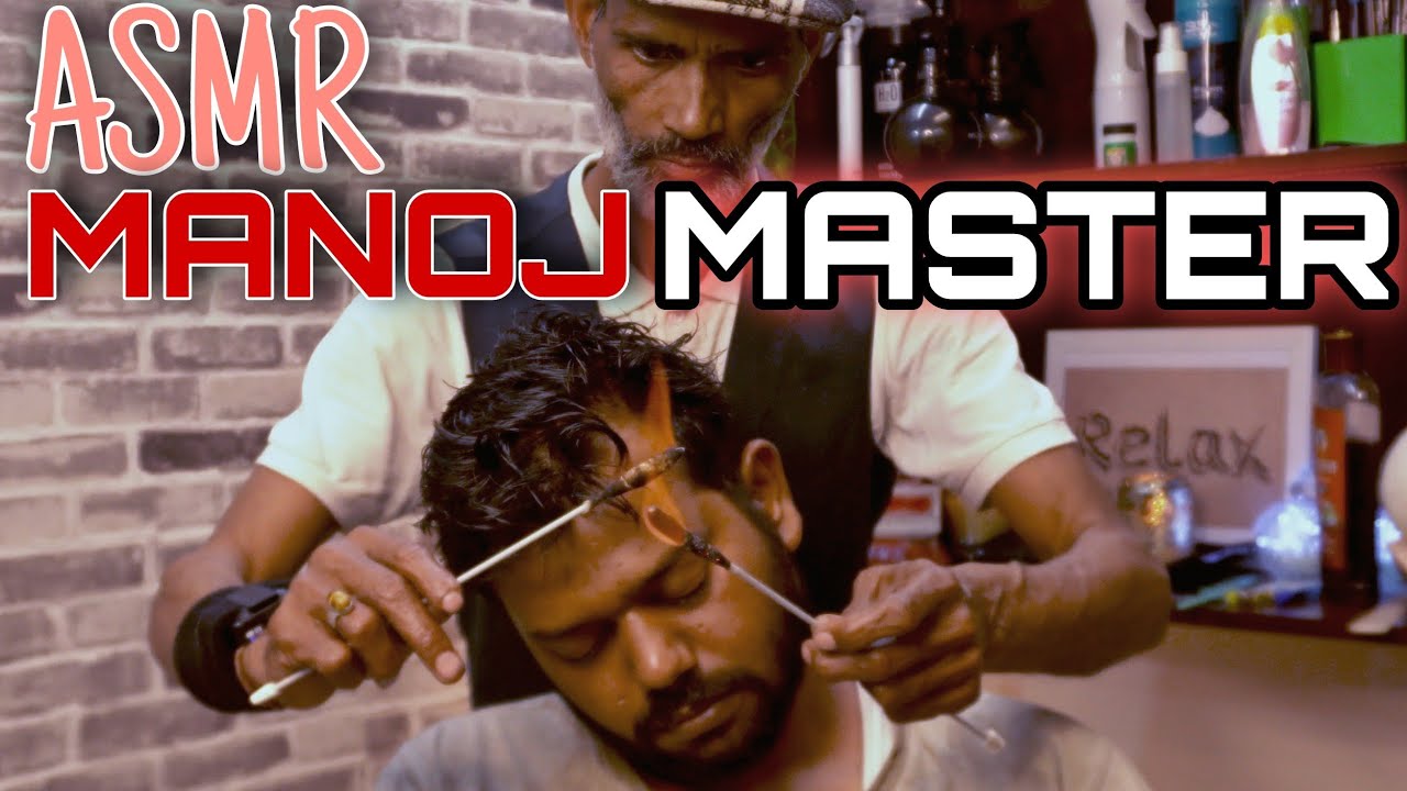 Fire 🔥 Therapy Head Massage By Legendary Indian Barber - MANOJ MASTER