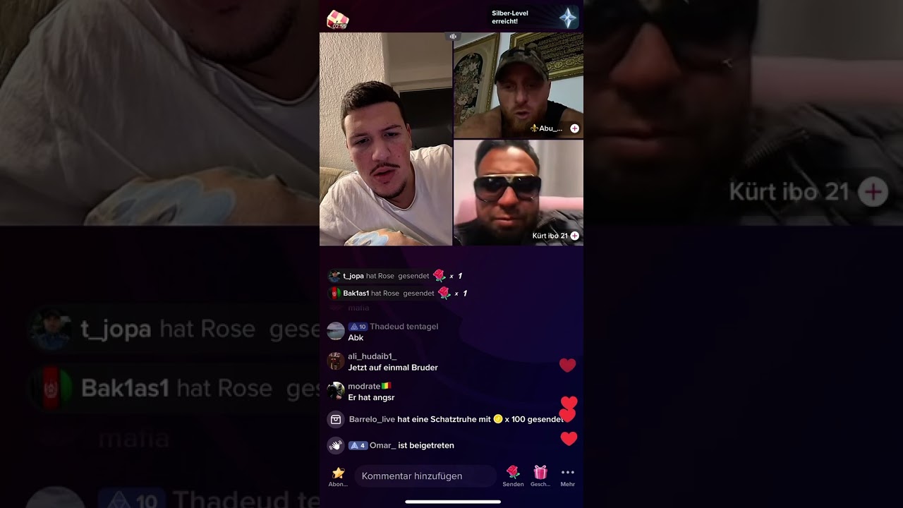 Barrello ist mit hamza, Magomet und Kürt ibo live es gibt wieder fitna. 8.04.2023