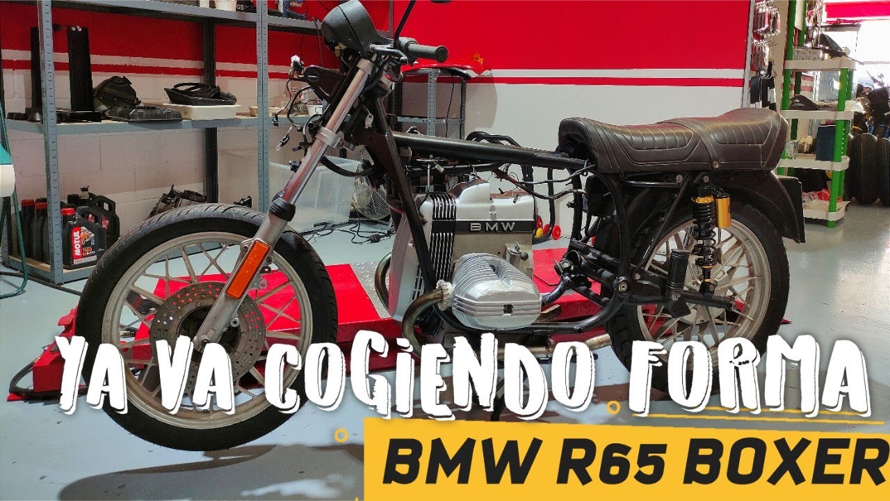 BMW R65 -  reparacion de esparragos de las tapas de culata,  freno y filtro de aceite