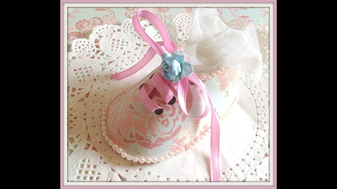 Baby Shower Shoe Shaped Party Favour Tutorial