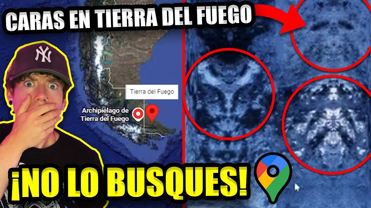 QUÉ SON ESTAS CARAS en TIERRA DEL FUEGO? El MISTERIO que APARECIÓ en GOOGLE MAPS 💀