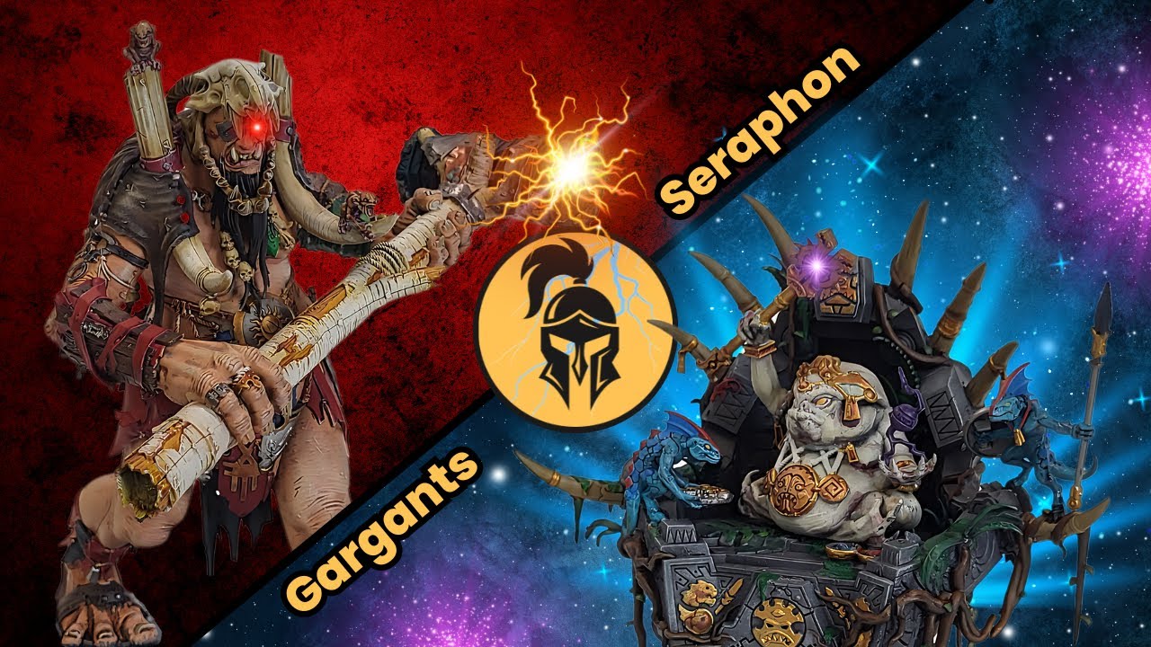 Age of Sigmar 4th Edition! Sons of Behemat vs Seraphon: Mega-Gargants vs Kroxigor!!