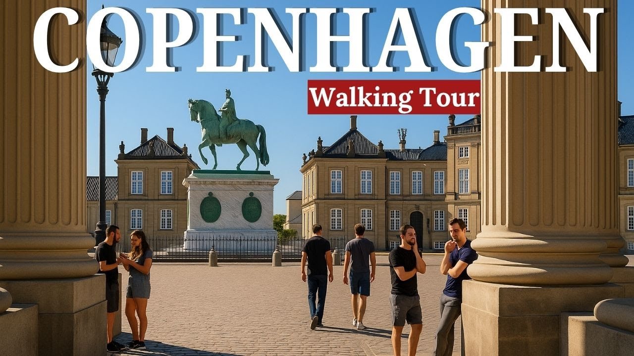 Virtual Tour of Copenhagen, Denmark (4K) – A Breathtaking City Walk!