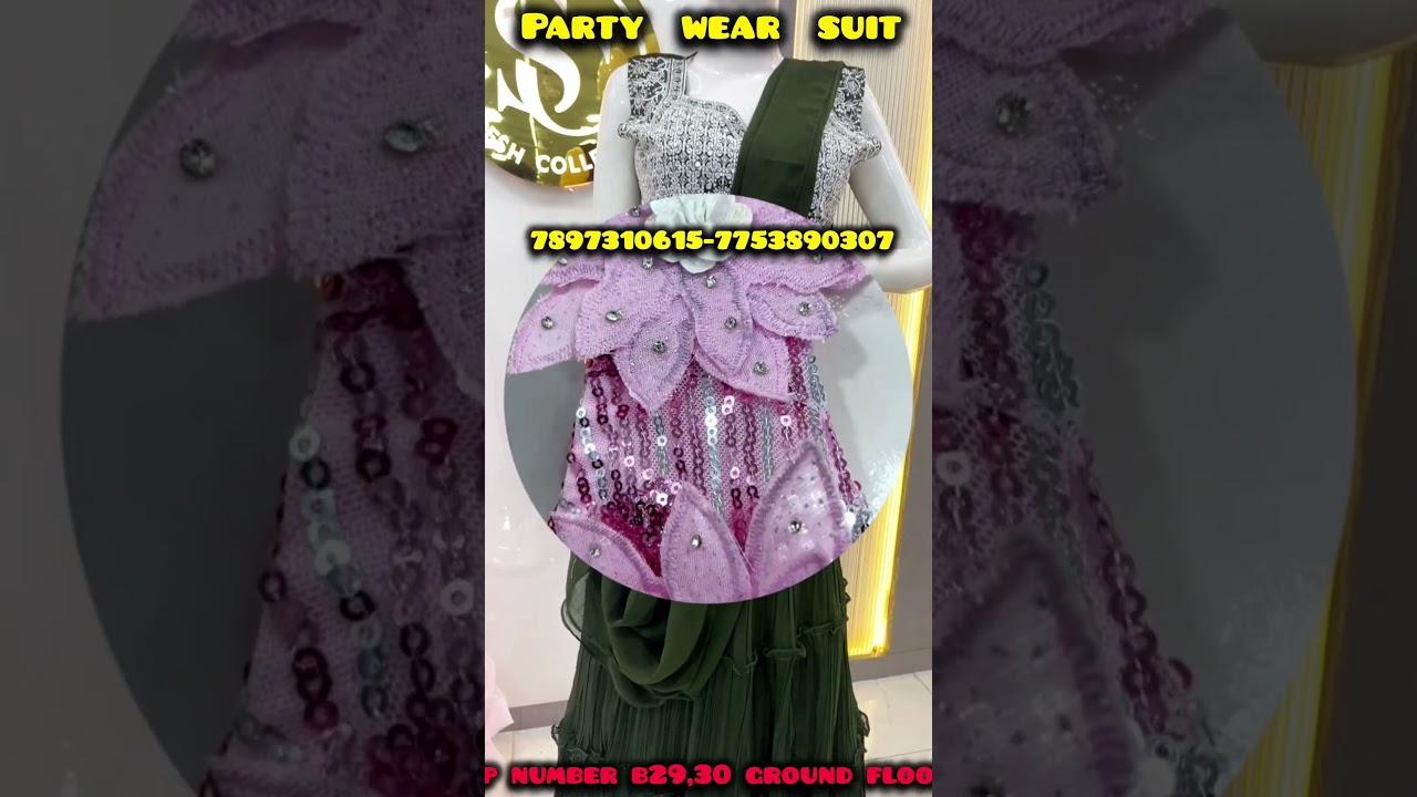 Party wear ladies suit ethnic collection fancy designer suit Kanpur wholsale market