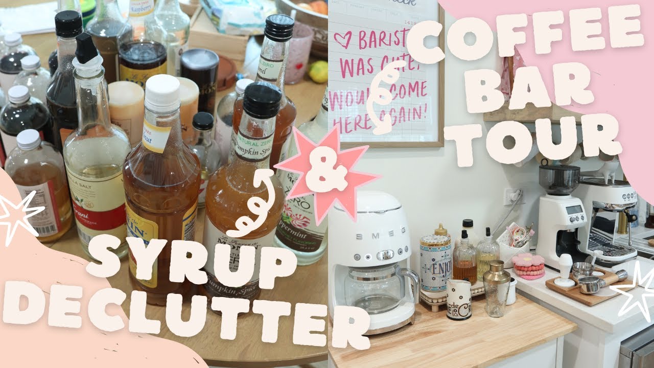 Coffee Syrup Declutter + 2024 Coffee Bar Tour!