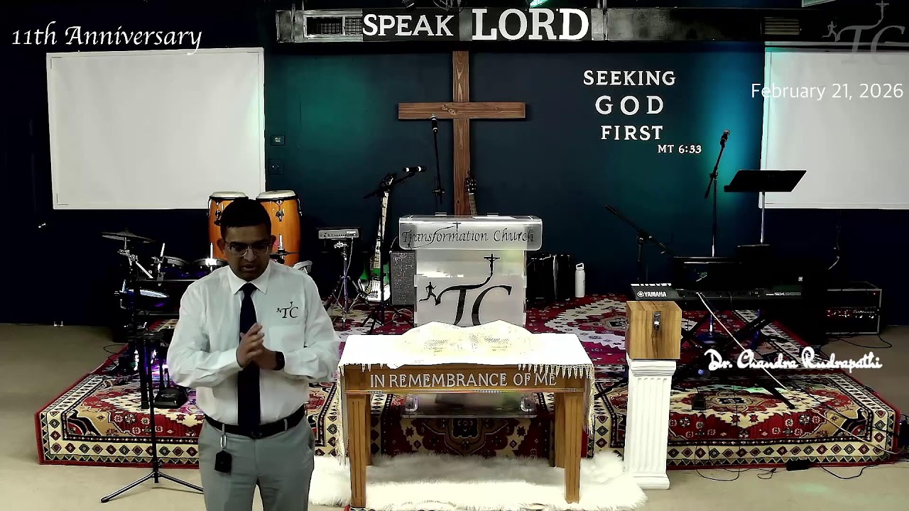 11th anniversary I Transformation Church Delaware | Dr Chandra Rudrapathi I Feb 21 Afternoon session
