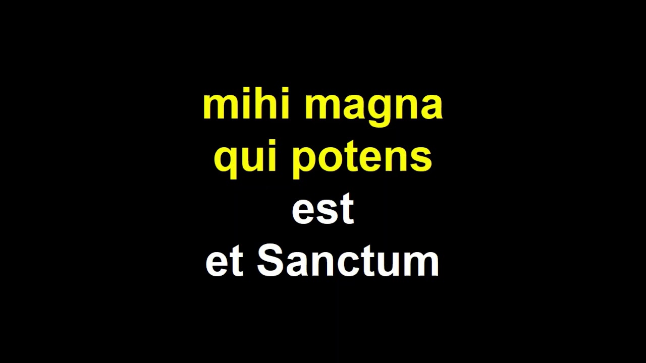 Mina Magnificat karaoke
