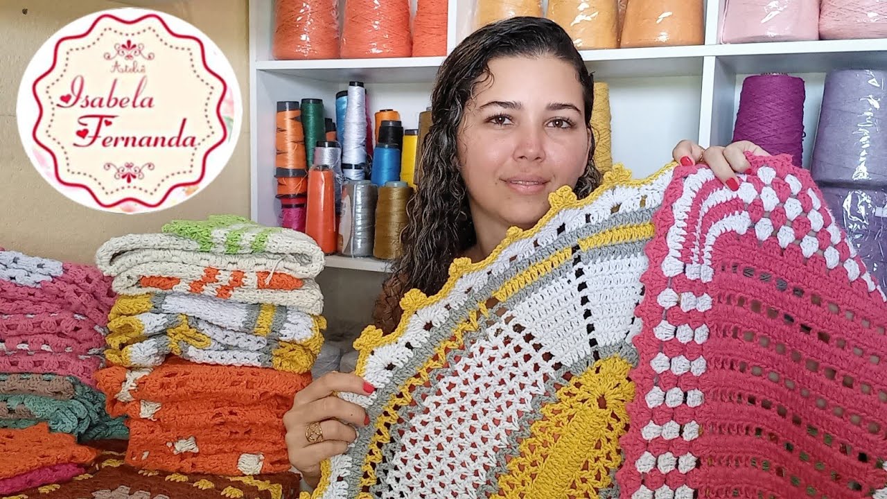 Por Quanto Vendo Meus Tapetes de Crochê 🤑 Falei Valor de Tudo