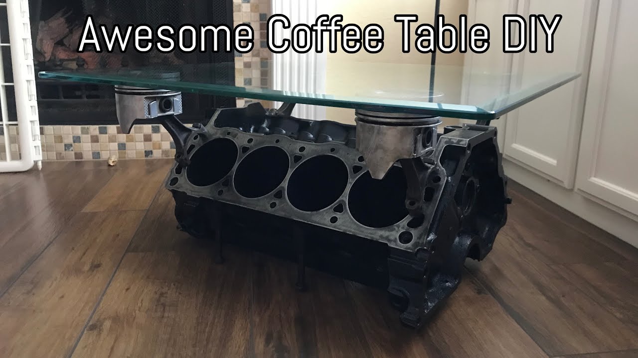 DIY V8 COFFEE TABLE | Time-lapse