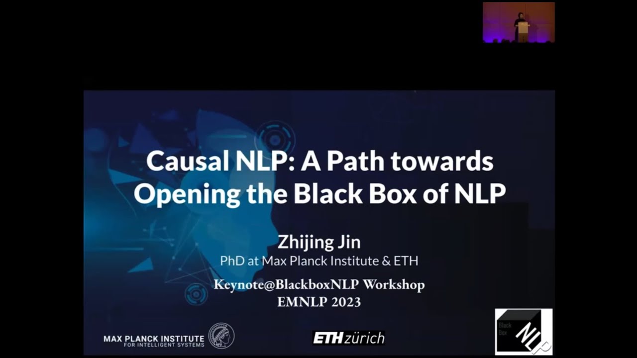 [EMNLP 2023 Workshop Keynote] Zhijing Jin: 