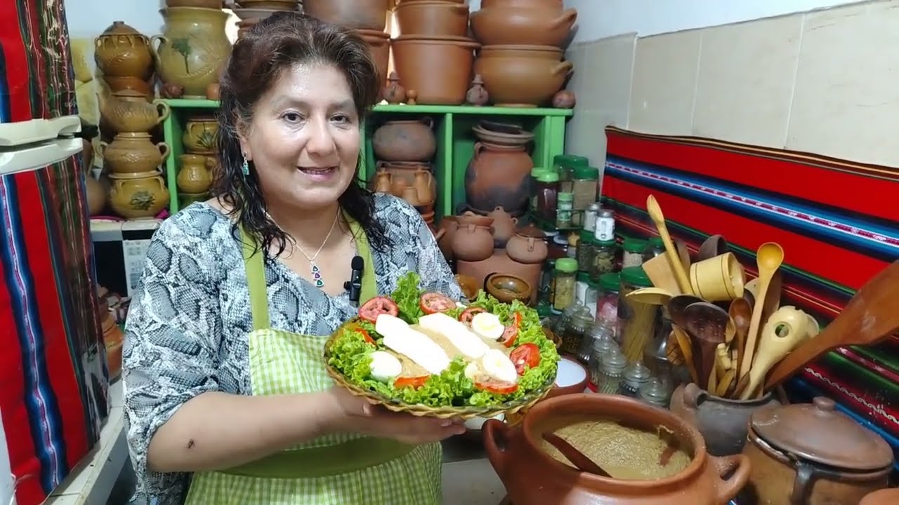 Riquísima SALSA DE MANI con papas queso y huevo