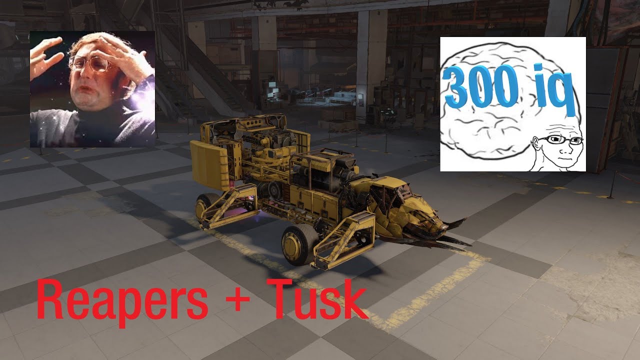300 IQ Reaper/Tusk method (Crossout red light)