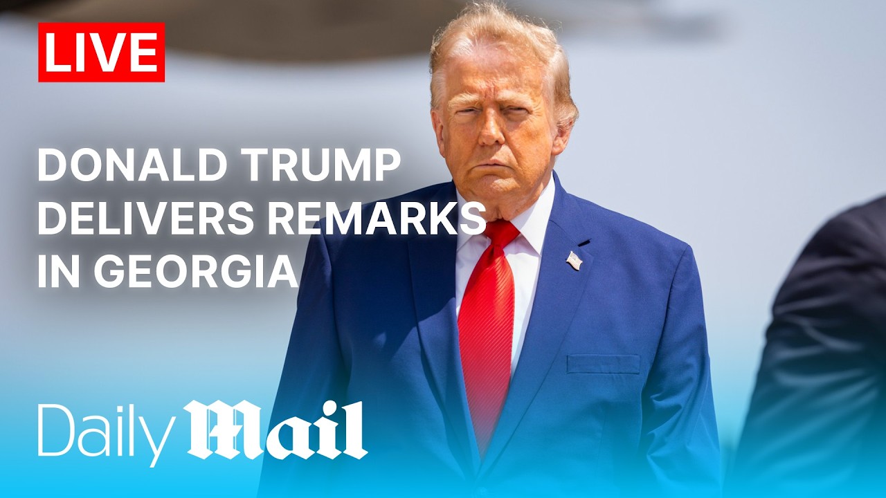 LIVE | Donald Trump Delivers Remarks in Georgia