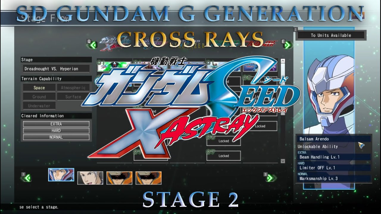 Mobile Suit Gundam Seed X Astray - Stage 2 - SD Gundam G Generation Cross Rays PC