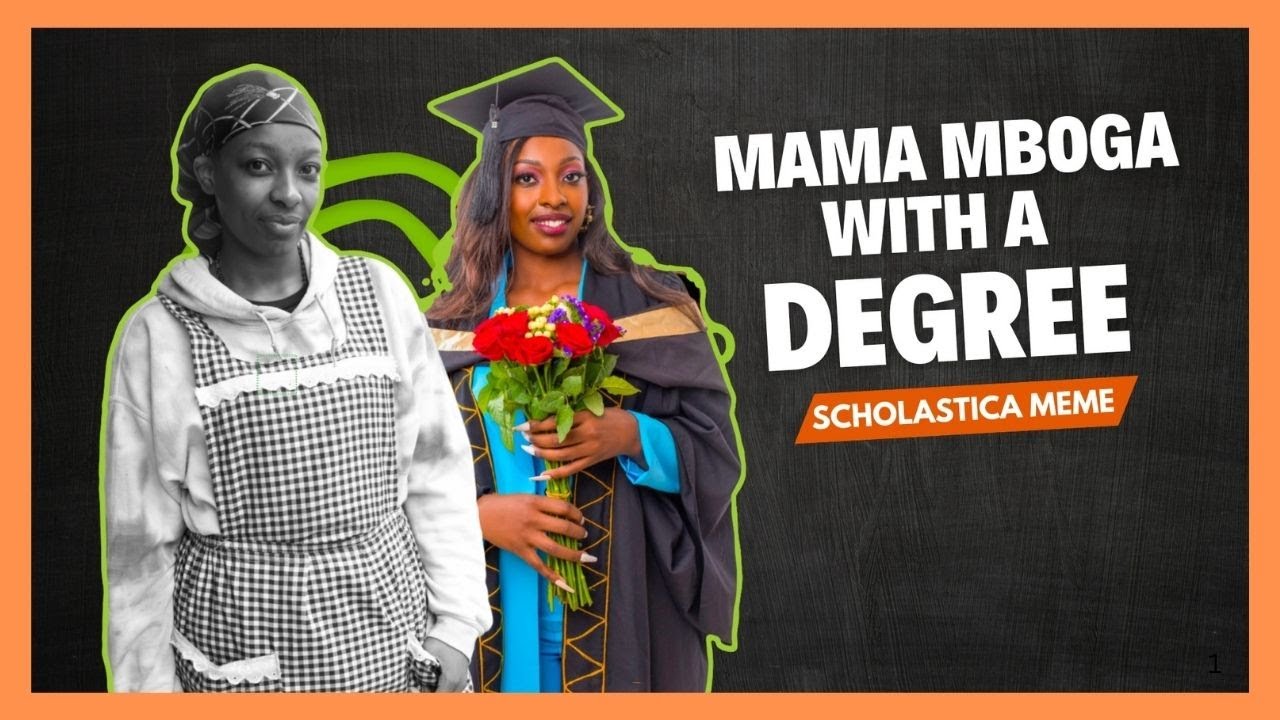 Scholastica Meme: Mama Mboga with a Degree
