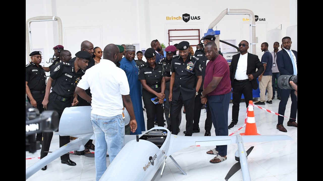 IGP Kayode Egbetokun Visits Briech UAS | Drone Technology & Security Innovation. @BriechUAS