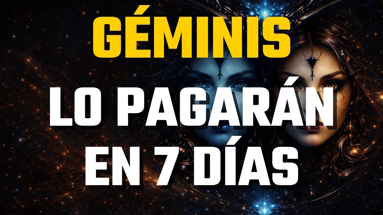 GÉMINIS ♊ UNA FUERZA OSCURA TE ADVIERTE,ALGUIEN QUE TE TRAICIONÓ LO PAGARÁ EN 7 DÍAS.