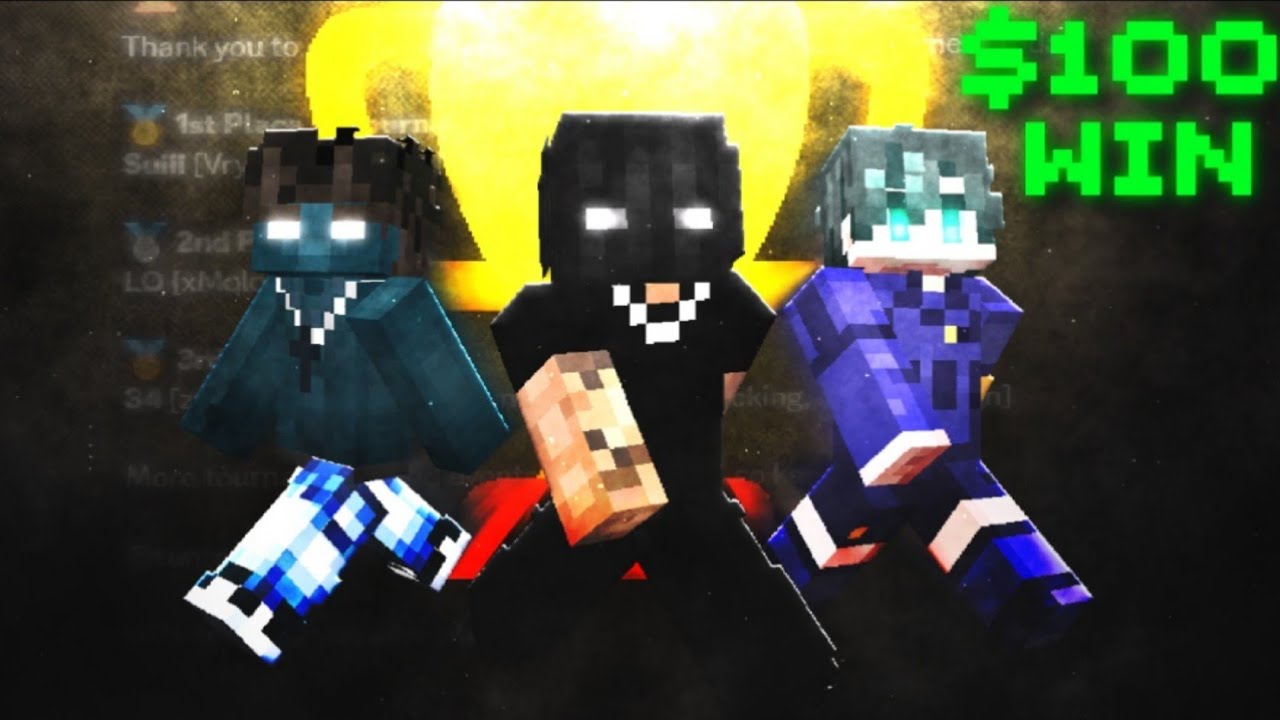 Winning a $100 hive skywars tournament 