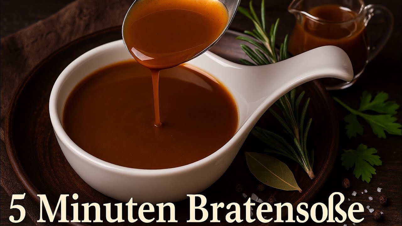 Diese 5 Minuten Bratensoße rettet jedes Essen!