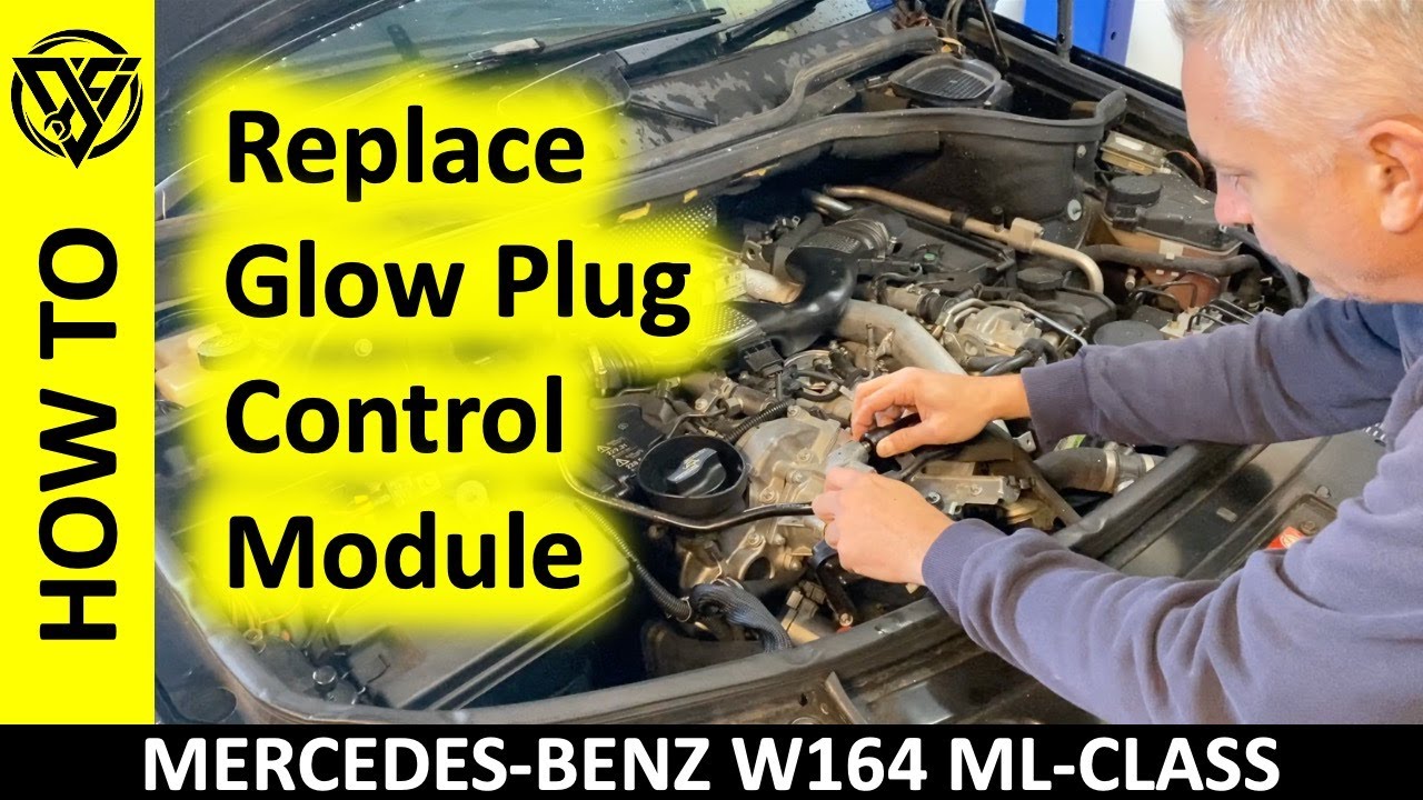 Mercedes Diesel Slow Long Start - ML GL W164 OM642 Jeep Chrysler - Как заменить модуль свечей нак...