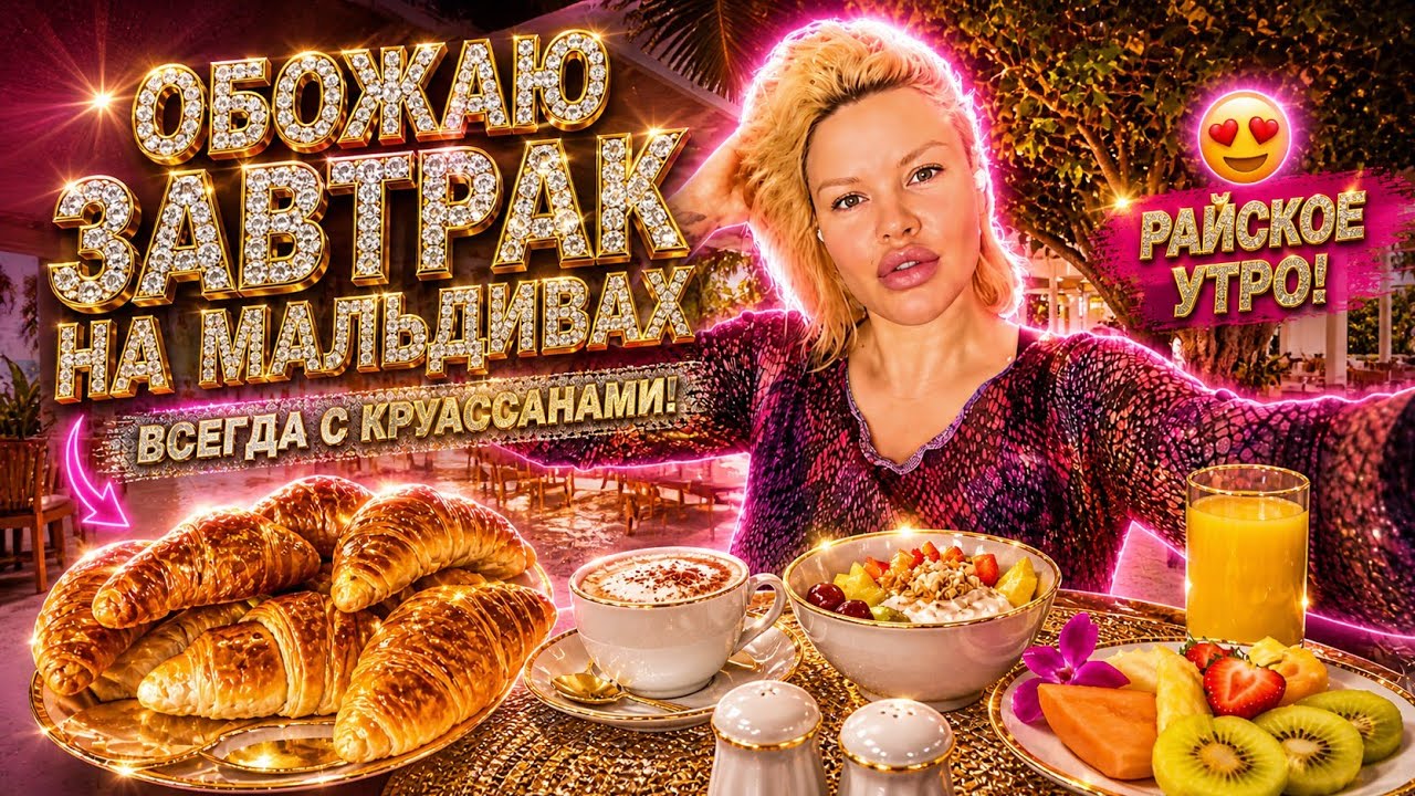 ОБОЖАЮ ЗАВТРАК НА МАЛЬДИВАХ❤️ВСЕГДА САМАЯ ПЕРВАЯ ПРИХОЖУ,ПОТОМУ ЧТО НЕ УЖИНАЮ!КАК ВАМ? #олесямалибу 