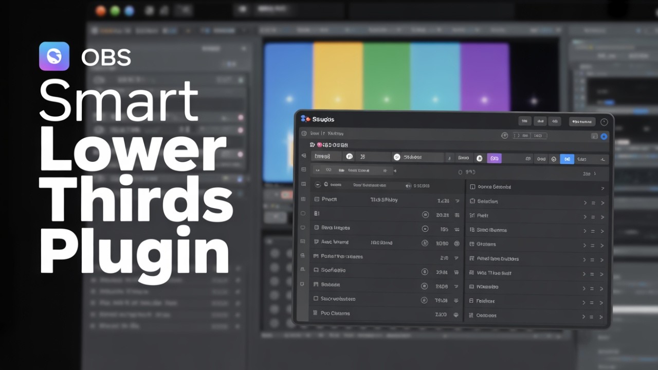 How to Setup Professional Animated Lower Thirds in OBS Studio (FREE)