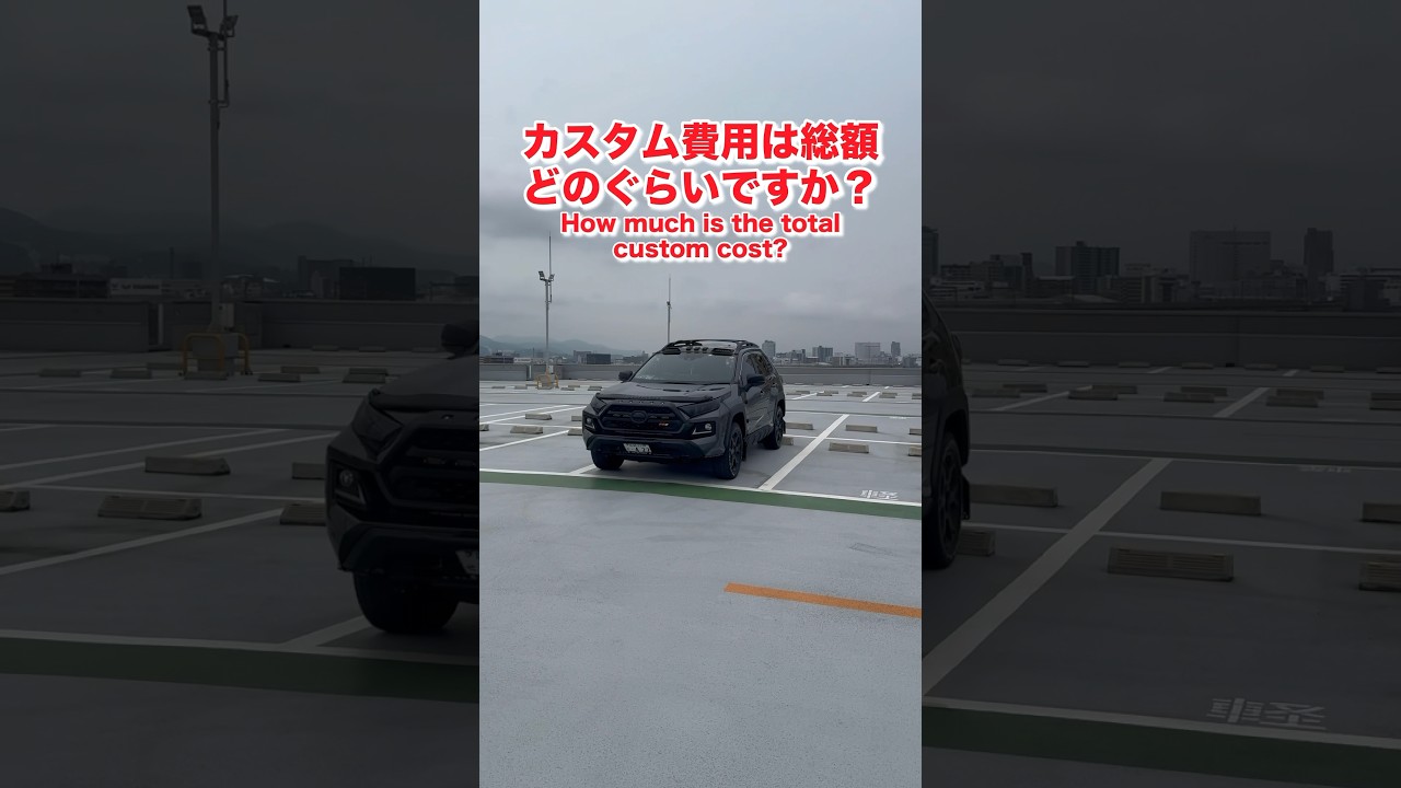 【カスタム費〇〇万円⁉️】23歳RAV4乗りのカスタム費用がやばい　#toyota #rav4 #愛車紹介