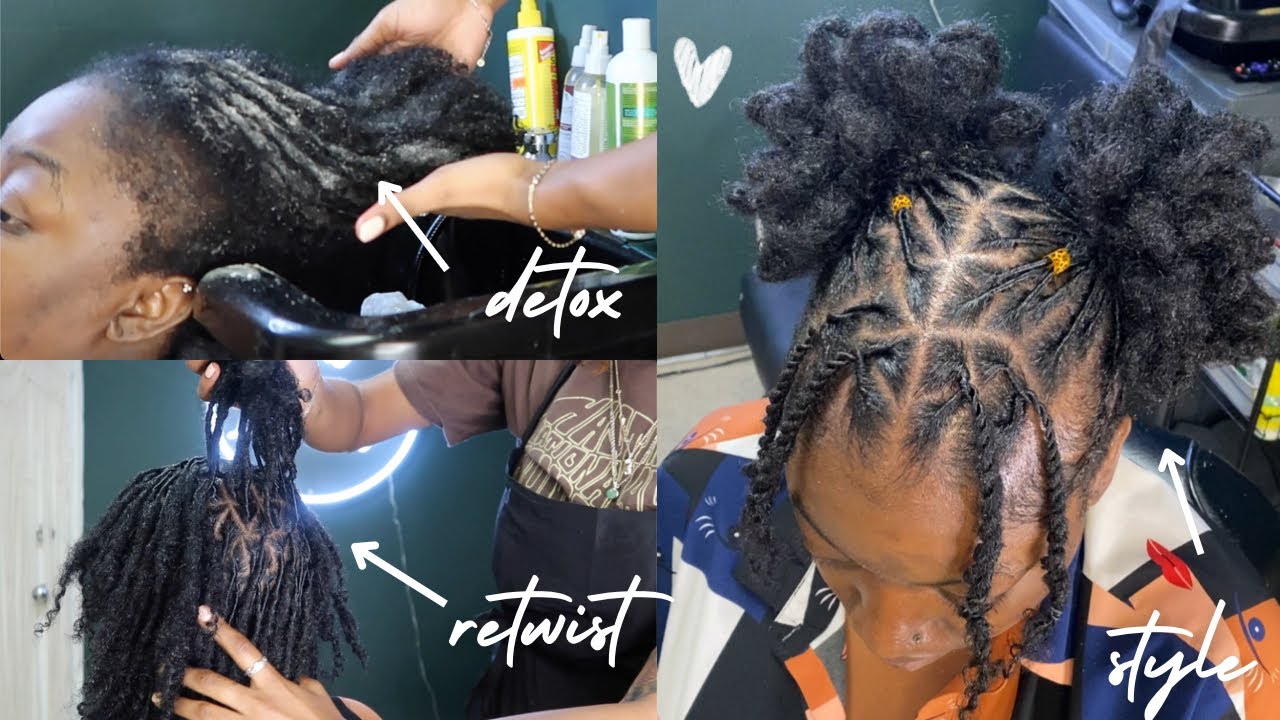 LOC DETOX + LOC PETAL STYLE 🌸