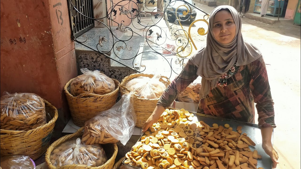 يوم كامل في الفرن مع كحك وبسكوت العروسه شوفو الشراقوة بيعملوا ايه لسه مكملين