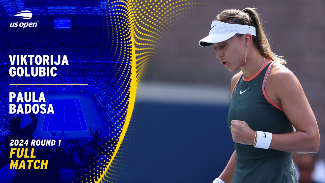 Viktorija Golubic vs. Paula Badosa Full Match | 2024 US Open Round 1