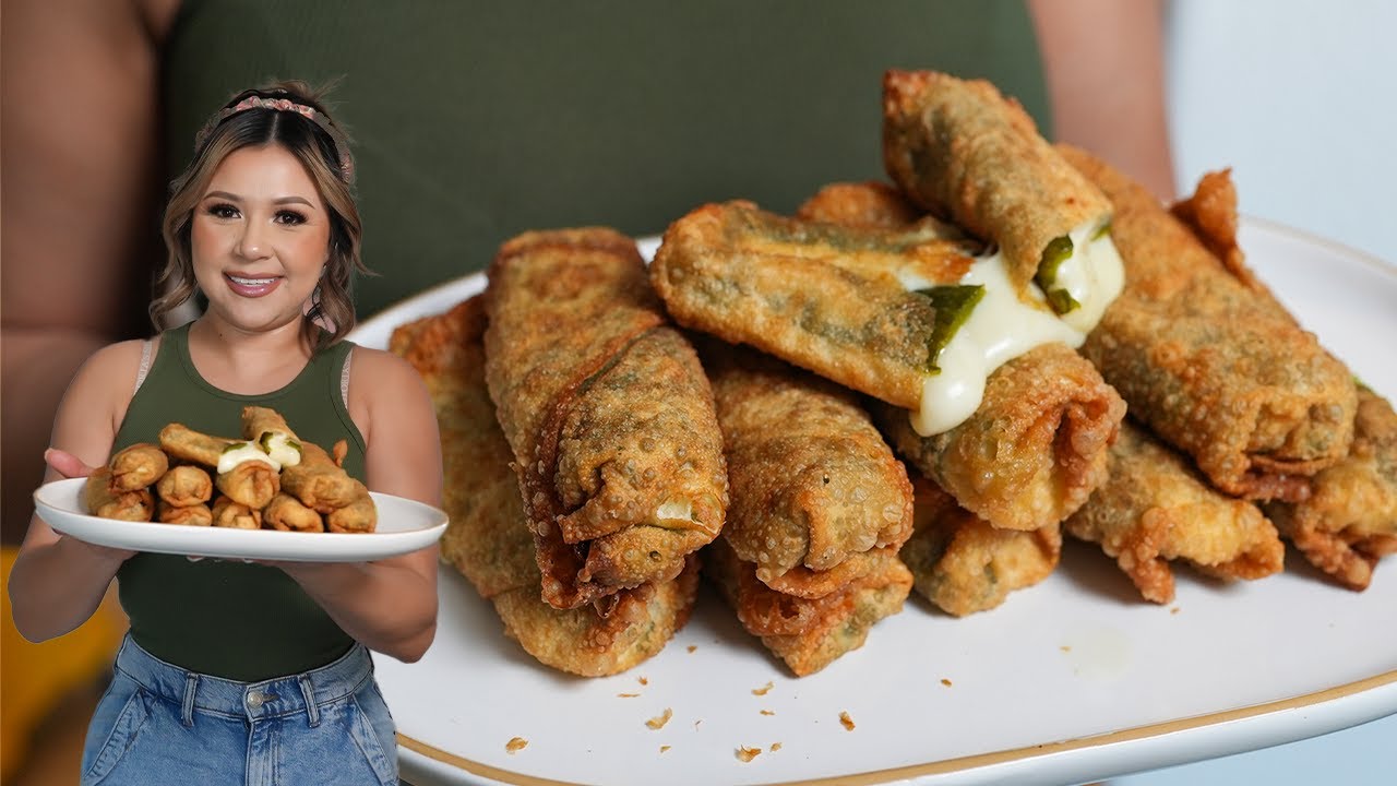 Quick and Easy CHILE RELLENO EGGROLLS, Seriously Deliciously Simple!