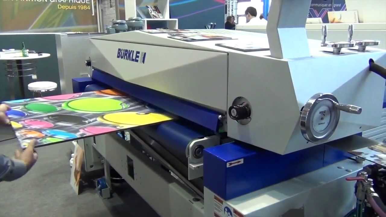 Vernisseuse UV Burkle - Viscom Paris 2013