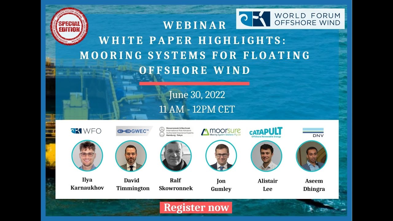White Paper Highlights: Mooring Systems for Floating Offshore Wind