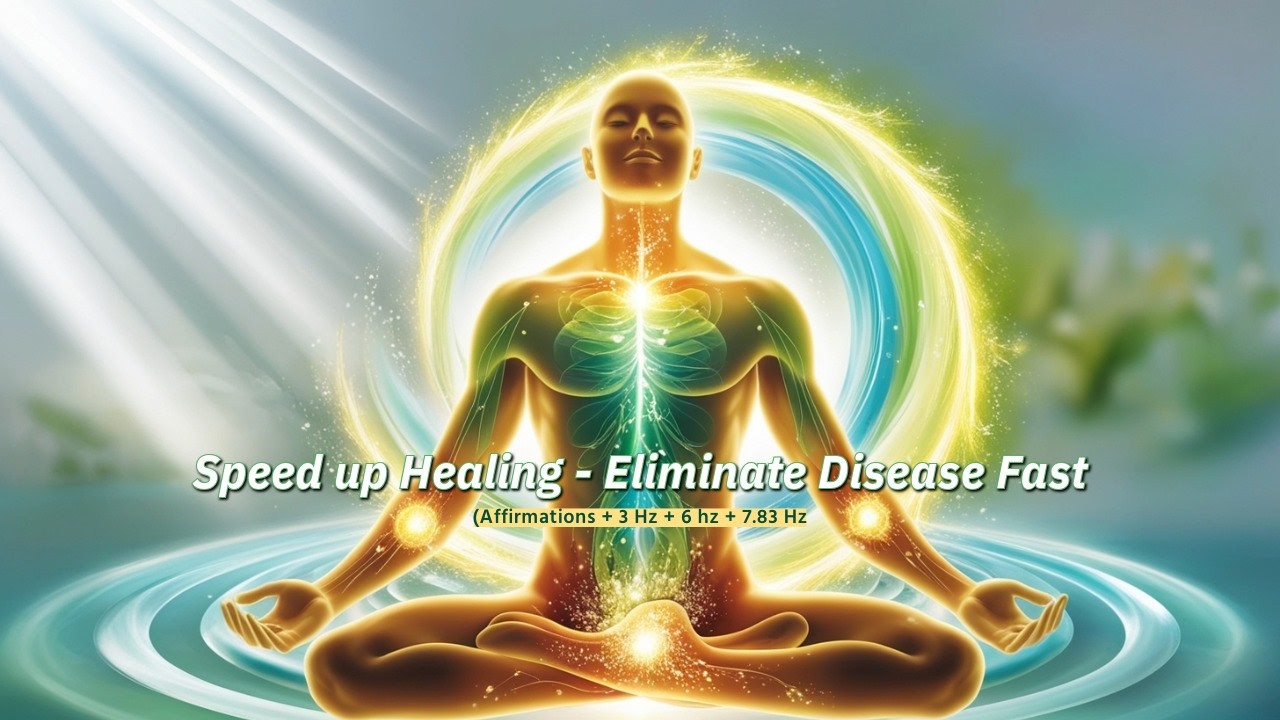 Speed up Healing - Eliminate Disease Fast (Affirmations + 3 Hz + 6 Hz + 7.83 Hz)