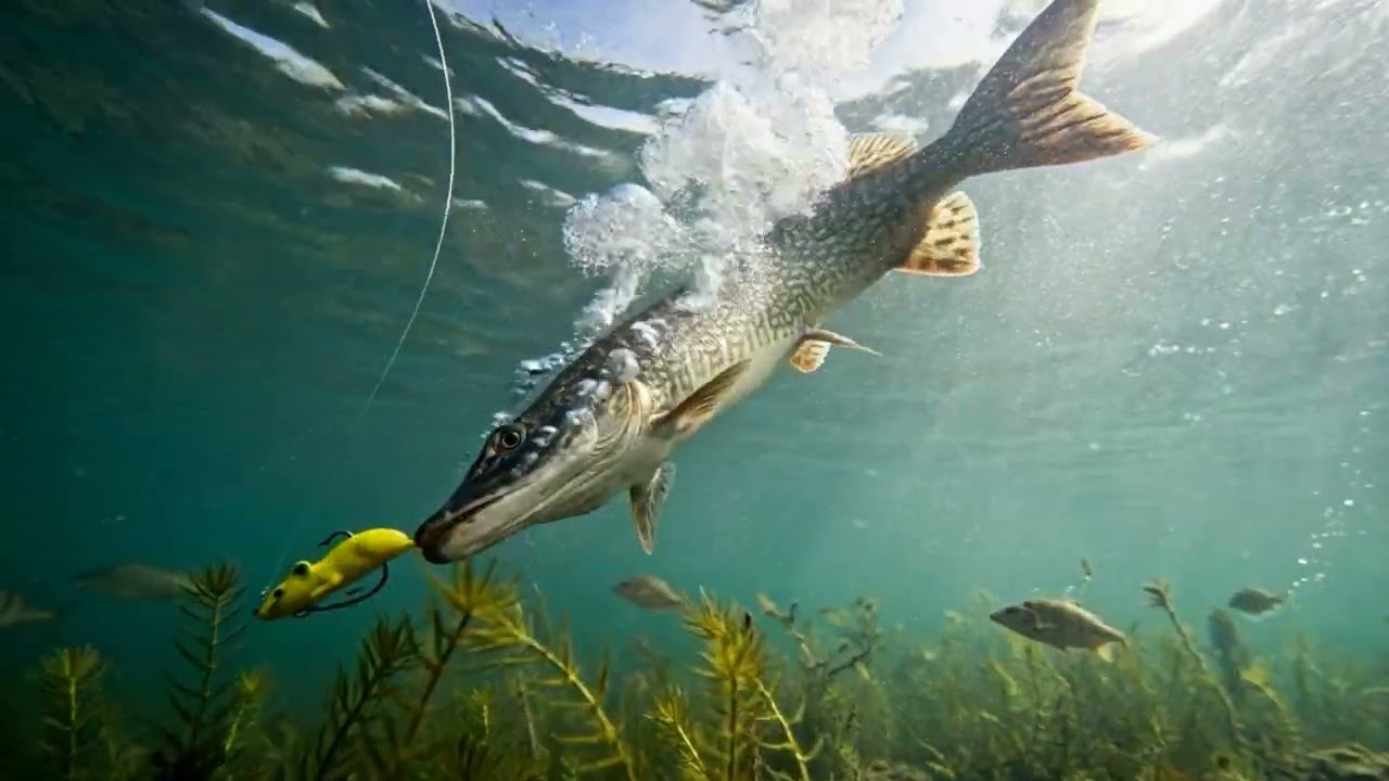 TOP 8 Pike attack on wobbler #pikefishing #fishing