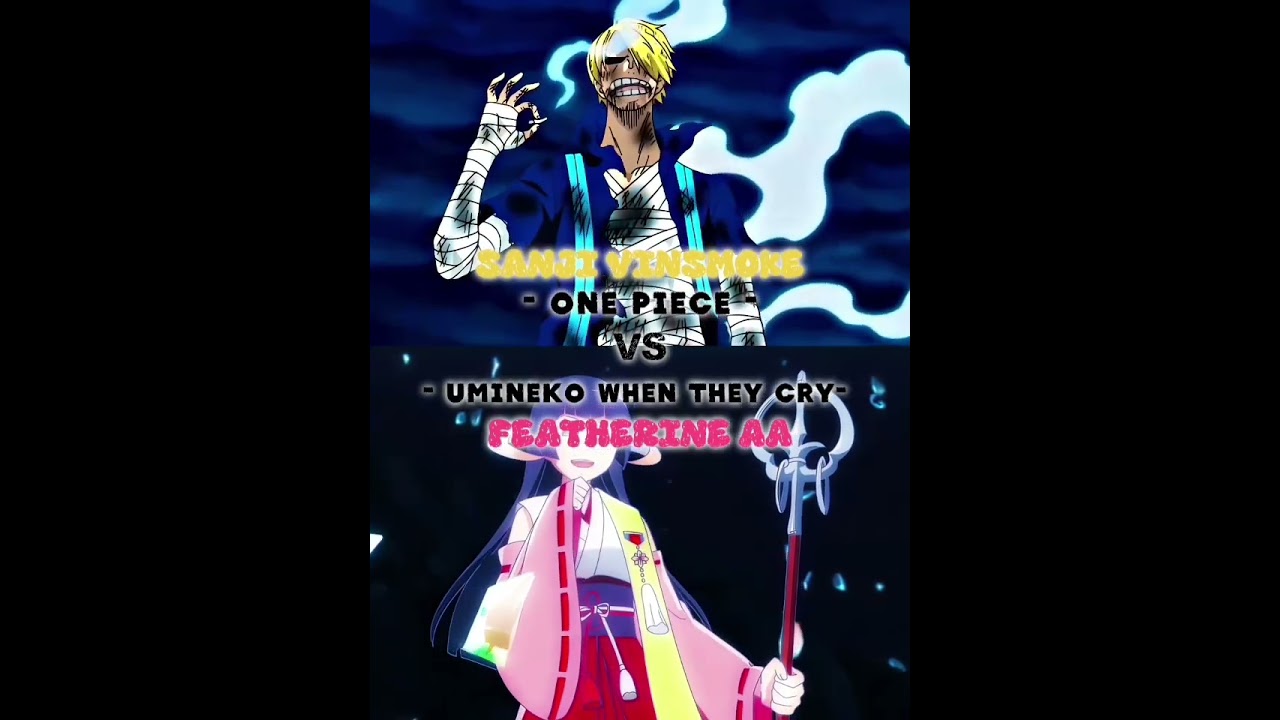 poor sanji 😔 | ANIME MEN VS ANIME WOMEN ( PART 3 ) 