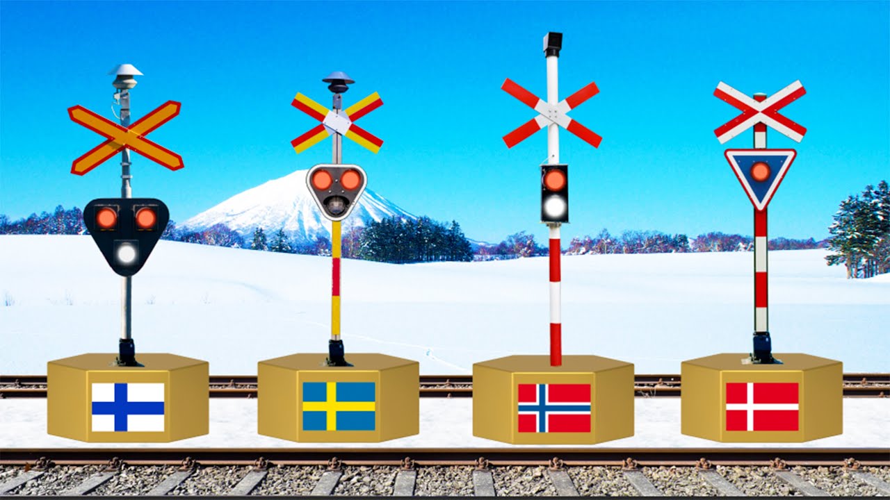 Scandinavian Railroad Crossing