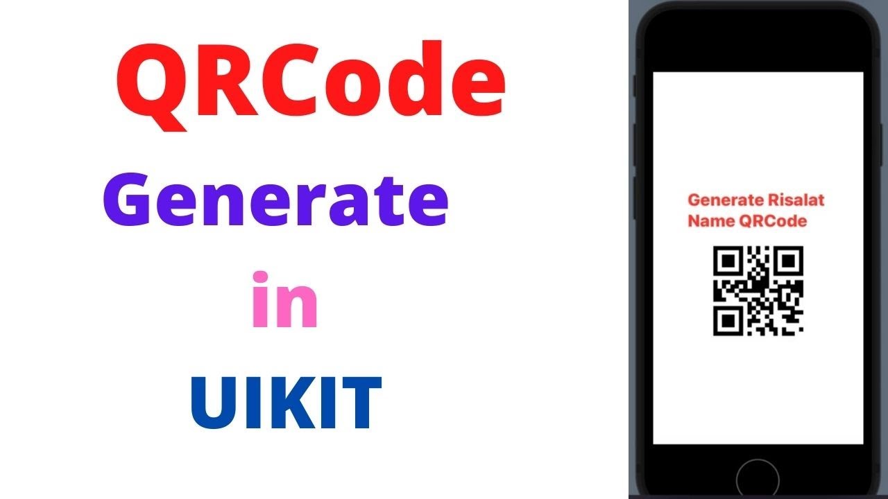 How to generate qrcode in uikit